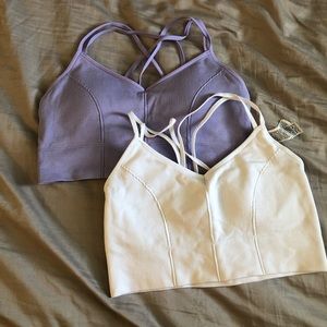 2 forever 21 shorts bras